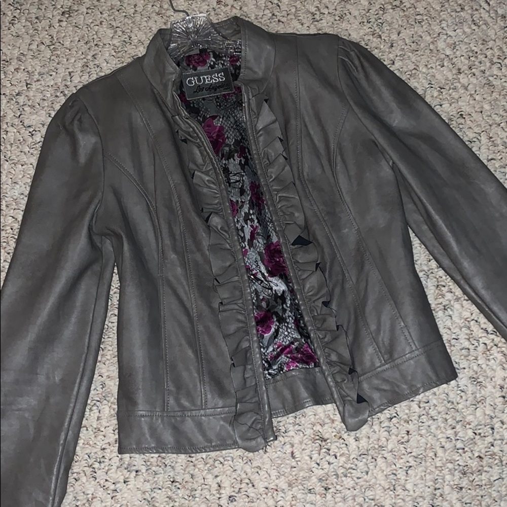 GUESS Faux Leather Jacket